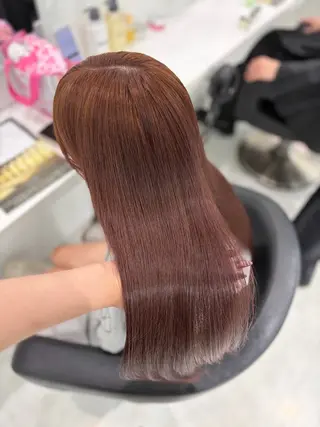 ロング カラー ヘアアレンジ 💓色落ちまで綺麗な 垢抜けカラー💓のヘアスタイル