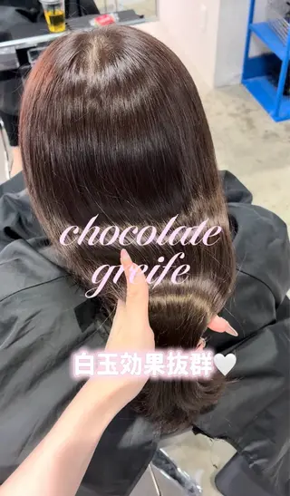 ロング カラー トレンドスタイル/ ワンホン/YURIのヘアスタイル