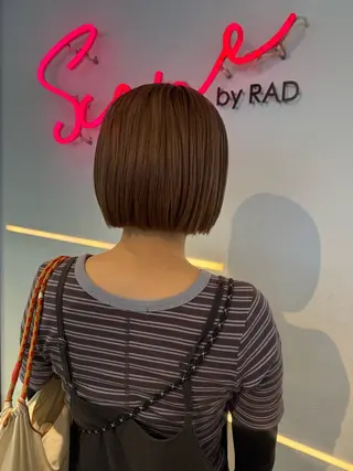 ショート カラー 似合わせ特化❤️ カット/パーマ/梅田のヘアスタイル