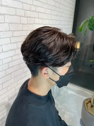 ショート パーマ AMITYメンズ特化 ASUMIのヘアスタイル