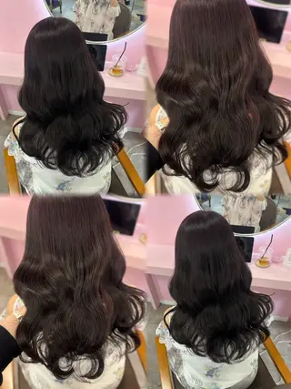 ロング 𝑴𝒊𝒌𝒖💝 透明感モテカラーのヘアスタイル
