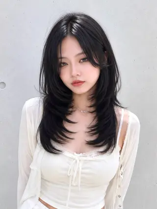 ミディアム PULSE ASAHIのヘアスタイル