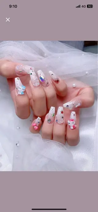 ネイル ロータス モデルのネイルデザイン