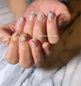 ネイル ネイルルームリッカ 𝐦𝐚𝐲𝐮のネイルデザイン