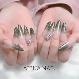 ロング Akina Nail 亀戸のネイルデザイン