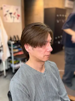 ショート カラー メンズ 増山 諒 【メンズ専門美容師】のヘアスタイル