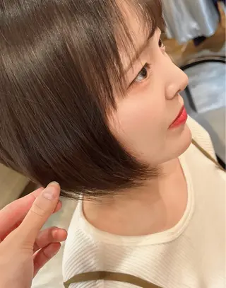 ショート Mao 🎀bob 赤み撃退🌿艶カラーのヘアスタイル