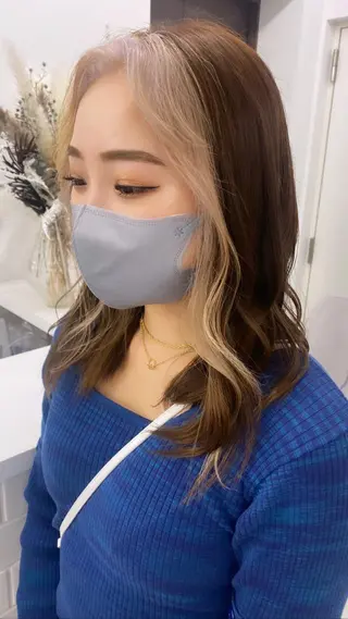 ミディアム Ayuri🫧 diar blueのマツエク・マツパデザイン