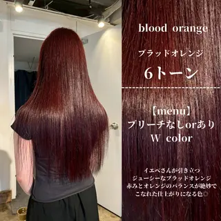 ロング カラー ナチュラルカラー/ ハイトーン AMIのヘアスタイル