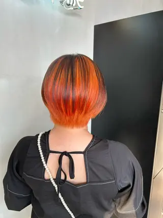 ショート 阿部野 明優梨のヘアスタイル