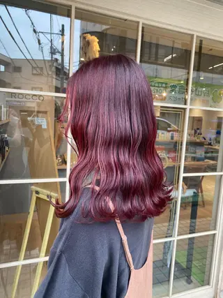 セミロング ROCCOeast りんな/ハイトーン♡のヘアスタイル