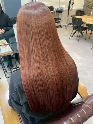ロング カラー ✨髪質改善カラー✨ ストレート☔脇田のヘアスタイル