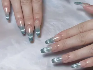 ネイル H3 Nail Tsuki🦋💙のネイルデザイン