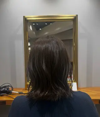 ミディアム カラー おの みゆう/ カラーモデル募集中のヘアスタイル