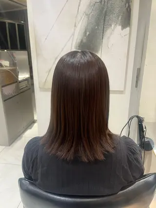 ミディアム 頭身浴ヘッドスパ/艶 カラー/kokonaのヘアスタイル