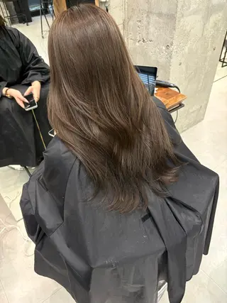 ロング 海外風ハイライト／ Rizuのヘアスタイル