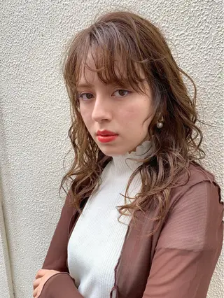 セミロング topstylist 満足度⭐️堀川星哉のヘアスタイル