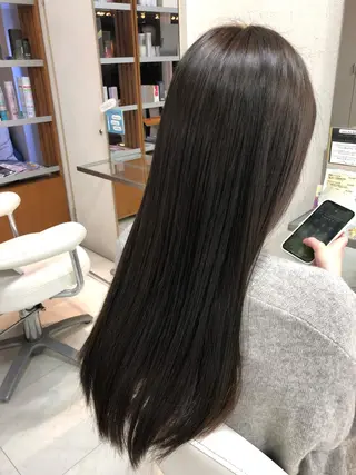 ロング 阿部 美咲のヘアスタイル