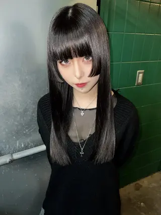 ロング 【ロングウルフカット 姫カット】伊藤裕哉のヘアスタイル