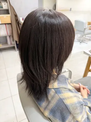 ミディアム メンズパーマ 朝ラクセット 颯のヘアスタイル