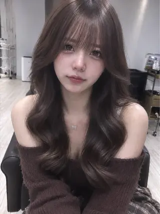 ロング ヘアアレンジ ワンカラーモデル募集 中🎀🩵のあのヘアスタイル
