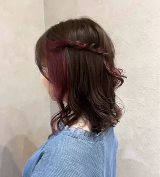 ミディアム カラー "今"だけでない美髪 KOTOMIのヘアスタイル