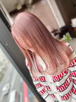 セミロング カラー 今井 勝也のヘアスタイル