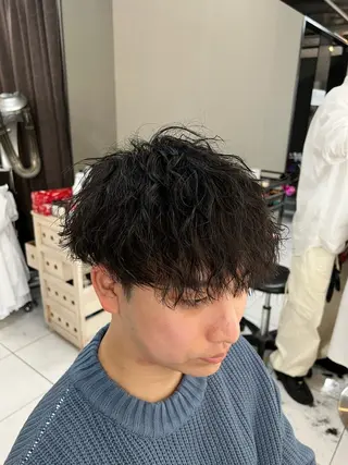 パーマ メンズ パーマ特化美容師 茂木広幸のヘアスタイル