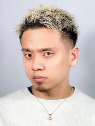 ショート メンズ フェード×パーマ 🌟れな🌟のヘアスタイル