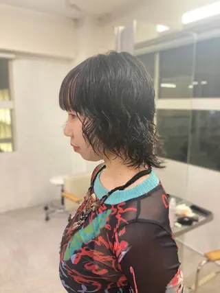 ショート パーマ パーマ/レイヤー エクステ/kokiのヘアスタイル