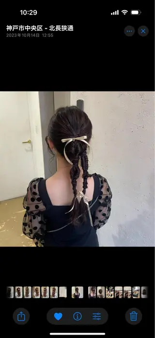 ヘアアレンジ アイブロウ Rain chihiroのマツエク・マツパデザイン