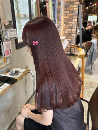 ロング カラー moe🎀 透明感♡似合わせのヘアスタイル