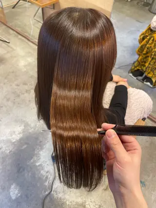 ロング パーマ 畑村 まゆみのヘアスタイル