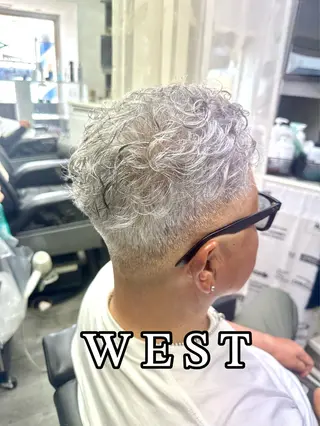 パーマ メンズ WEST✂︎AKI HIRO✂︎大和高田のヘアスタイル