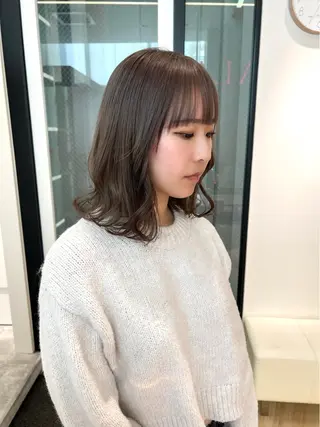 ロング カラー NANO/ ブリーチ×レイヤーのヘアスタイル