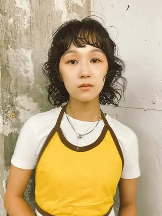 ミディアム パーマ 平沼 祐哉/パーマのヘアスタイル
