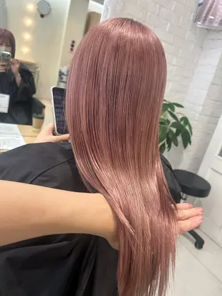 ロング カラー ハイトーン/メンズ 水野翔太のヘアスタイル