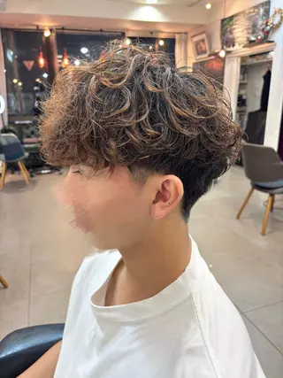 パーマ メンズ 松戸で大人メンズ パーマ　Futabaのヘアスタイル