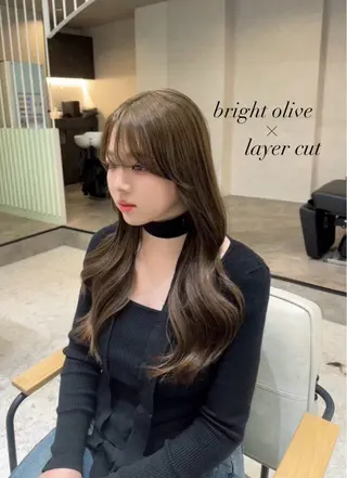 ロング カラー MACARON 宇根 幸恵🎀のヘアスタイル