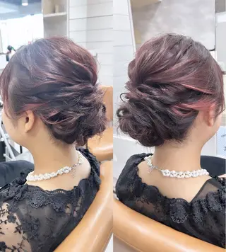 ショート レイヤー/艶髪カラー 森本くるみのヘアスタイル
