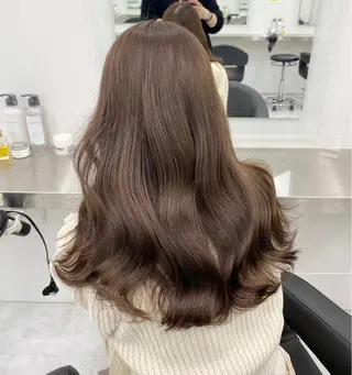 ミディアム カラー ヘアアレンジ ハッシュカット/レイ ヤーカットArataのヘアスタイル