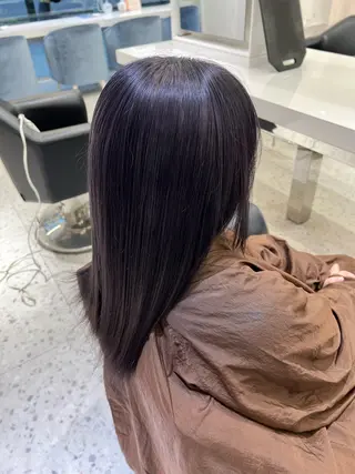 カラー ダブルカラー/透明感 アンジのヘアスタイル