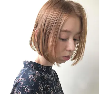 ショート 半個室サロン／韓国 ヘア‎Amiのヘアスタイル