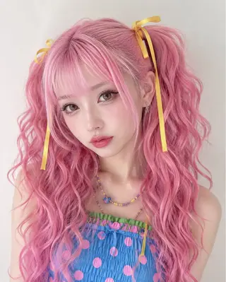 ロング カラー sakura🎀/ カラー・ハイトーンのヘアスタイル