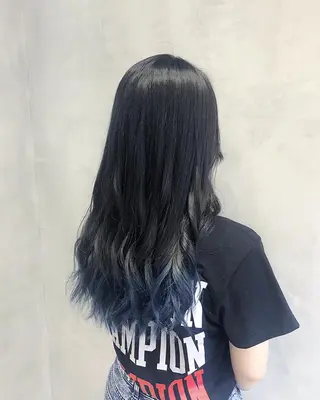 ミディアム カラー ヘアアレンジ TOKI /透明感/原宿のヘアスタイル