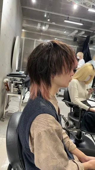 カラー メンズ メンズパーマの達人 KAITOのヘアスタイル