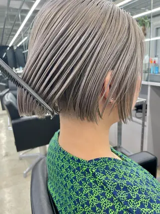 ショート カラー 艶髪/透明感カラー tawadaのヘアスタイル