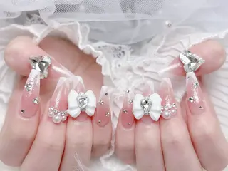 ネイル MoMoA Nail ネイル長さ出し専門店のネイルデザイン