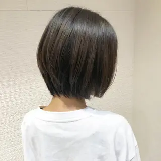ショート カラー 似合わせ/レイヤー /ボブ/新谷のヘアスタイル