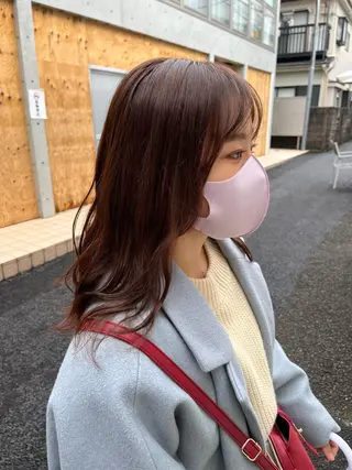 ミディアム 髪質改善/艶カラー MISATOのヘアスタイル